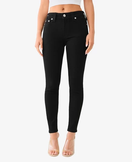 Женские джинсы True Religion скинни, черные