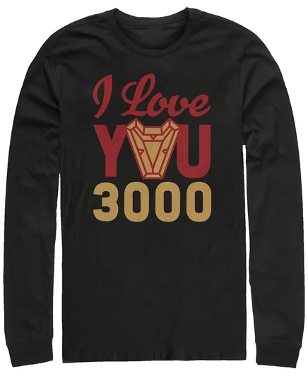 Мужской лонгслив Fifth Sun Avengers Endgame «I Love You 300», черный