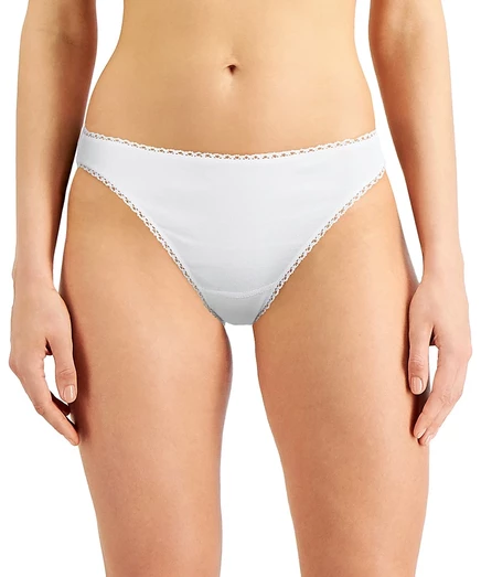 Женские трусы-бикини Charter Club Everyday Cotton, белые