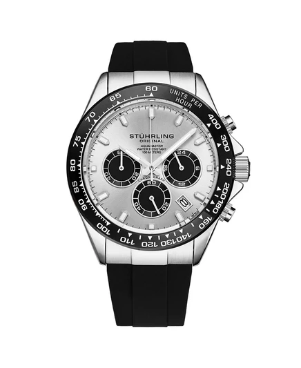Мужские кварцевые часы с хронографом Aquamaster 4042 диаметром 42 мм silver