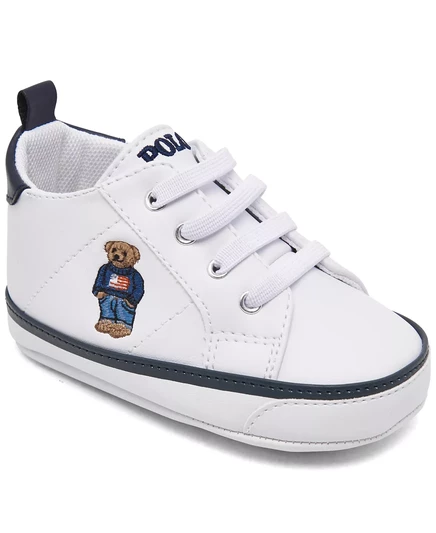  Пинетки для кроватки Baby Boys Quilton Bear Gore Hi от Finish Line white