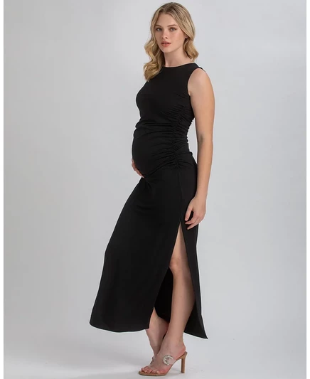 Женское платье для беременных Pietro Brunelli Maternity Blossom, черное