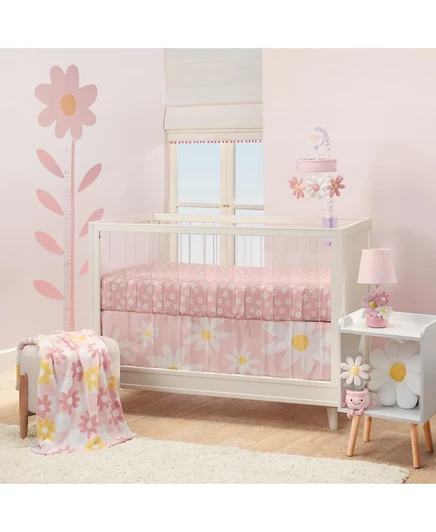 Комплект в кроватку Lambs & Ivy Daisy Dreams, розовый
