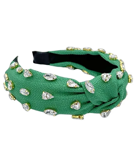 Женская плетеная повязка Headbands of Hope, зеленая
