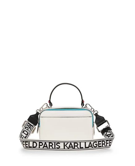 Сумка через плечо для фотоаппарата Karl Lagerfeld Paris Simone white multi