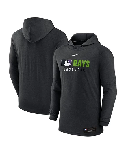 Мужское худи Nike Tampa Bay Rays Tri-Blend, черное