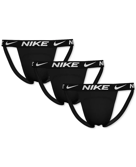 Мужские джоки Nike 3 шт. Dri-FIT, черные