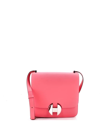 Женская сумка Hermès 20 02 Evercolor, розовая