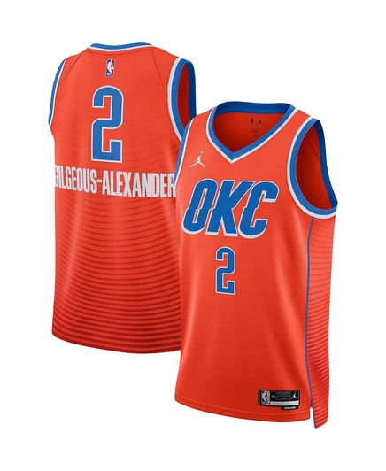 Мужская майка Jordan Shai Gilgeous-Alexander OKC, оранжевая