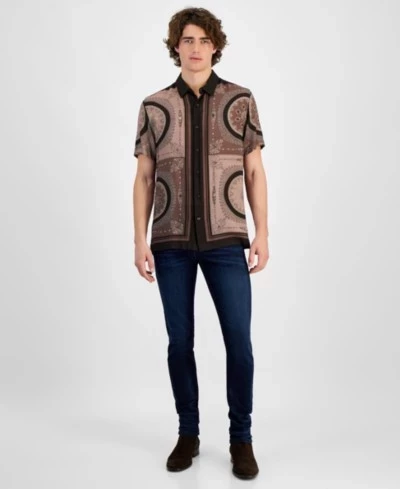 Мужской комплект Guess: рубашка и джинсы