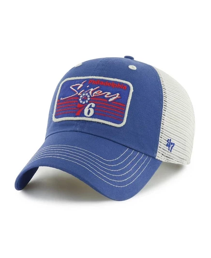 Мужская кепка '47 brand philadelphia 76ers регулируемая, синяя