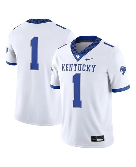 Мужская майка Nike Kentucky Wildcats с номером 1, белая