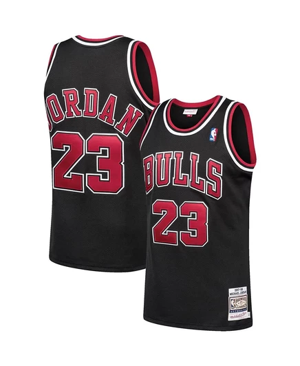 Мужская майка Mitchell & Ness Michael Jordan 1997-98, черная