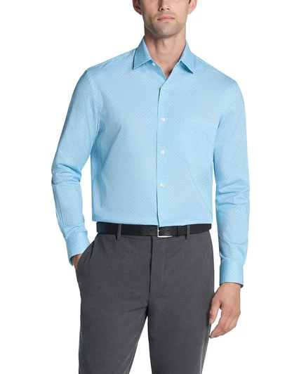 Мужская рубашка повседневного покроя Van Heusen Defense обычного кроя