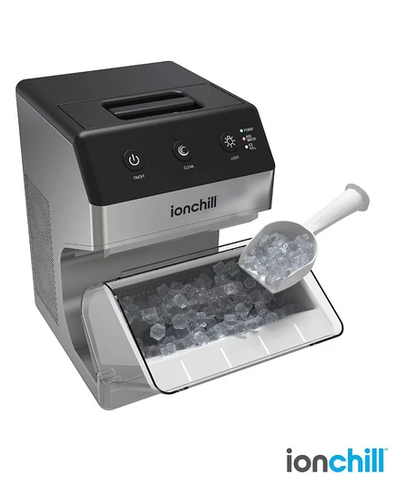 Настольный льдогенератор Tzumi Ionchill QuickCube, серебристый