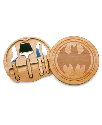 Набор для сыра Toscana Bat-Signal, коричневый