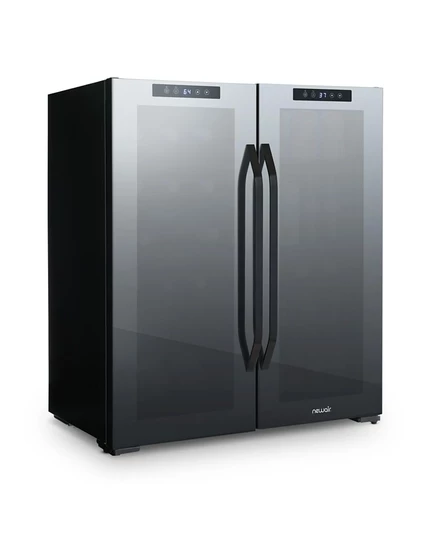 Винный шкаф newair shadow series 18 бутылок/59 банок, черный