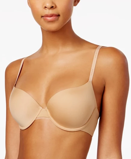 Бюстгальтер-футболка DKNY Litewear Spacer DK4001 коричнево-бежевый