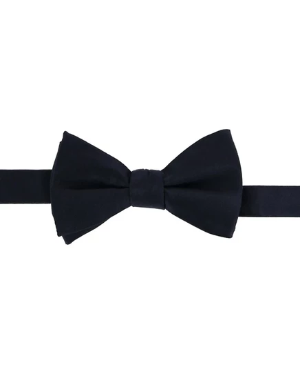 Мужской однотонный шелковый галстук-бабочка из саттона TRAFALGAR black