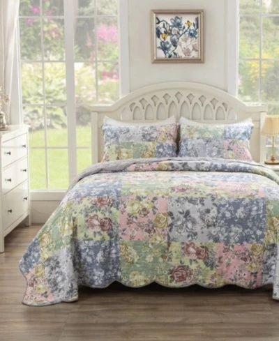 Комплект покрывала Greenland Home Fashions Emma Floral