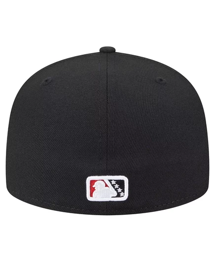Мужская черная шляпа Rocket City Trash Pandas из аутентичной коллекции New Era 59FIFTY black