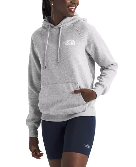  Женская флисовая толстовка Box NSE с капюшоном tnf light grey heather