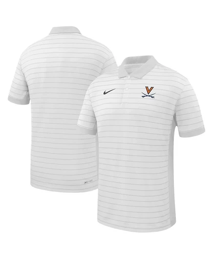 Мужская рубашка‑поло Nike Virginia Cavaliers 2025, белая