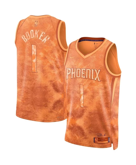 Мужская и женская майка Nike Devin Booker оранжевого цвета Phoenix Suns Select Series Swingman orange