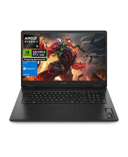 Ноутбук HP Omen 17.3″ Ryzen 9 RTX 5060 16ГБ 1ТБ, черный