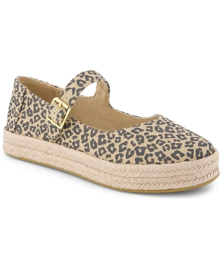 Женские туфли-эспадрильи TOMS Carolina на плоской подошве Mary Jane