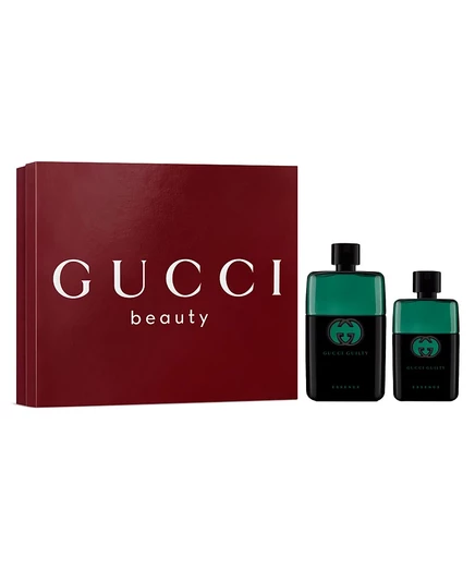 Gucci, 2 шт. Подарочный набор спреев для туалетной воды Guilty Essence Pour Homme, без цвета