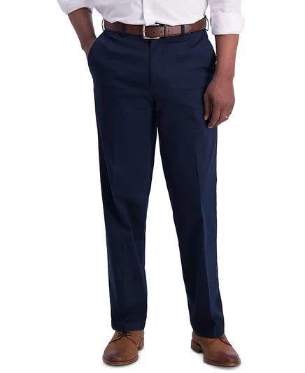 Мужские не мнущиеся брюки Haggar Premium Khaki, синие