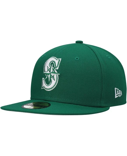 Мужская кепка New Era 59FIFTY Seattle Mariners, зеленая