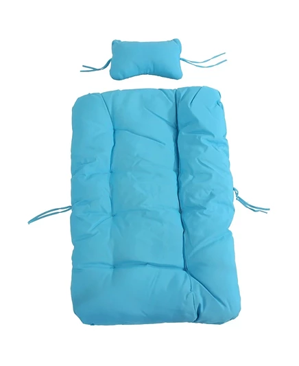 Подушка для подвесного кресла Sunnydaze Decor Julia, синяя, 2 шт