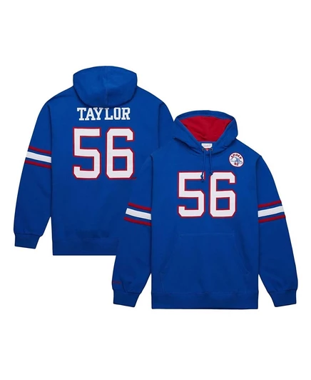 Мужское худи Mitchell & Ness Lawrence Taylor, синее