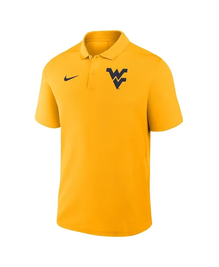 Мужская поло Nike West Virginia Mountaineers, золотистая