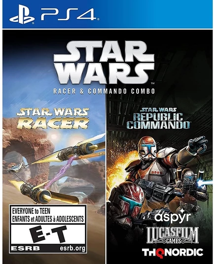 Видеоигра Sony Star Wars Racer и Commando PS4, белая