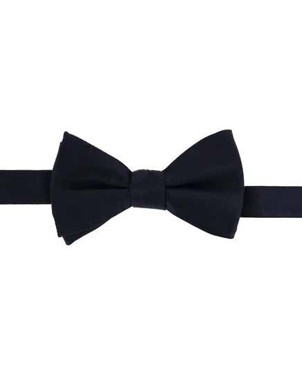 Мужской однотонный шелковый галстук-бабочка Sutton от TRAFALGAR black