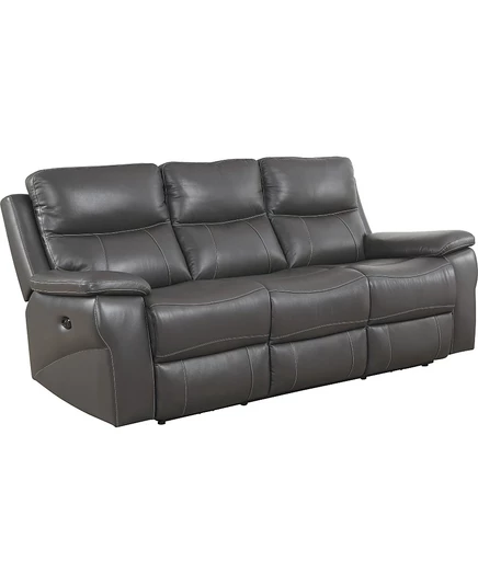 Диван Furniture of America Eryndra с реклайнером, серый