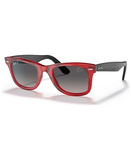 Унисекс солнцезащитные очки Ray-Ban RB2140 Wayfarer Mickey, 50 мм, красные
