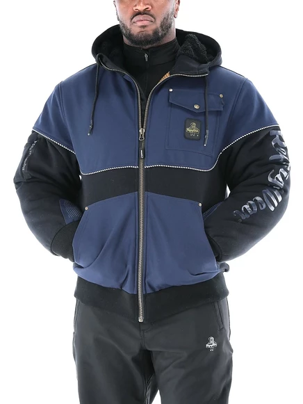 Мужская толстовка RefrigiWear 54 Gold утепленная, синяя