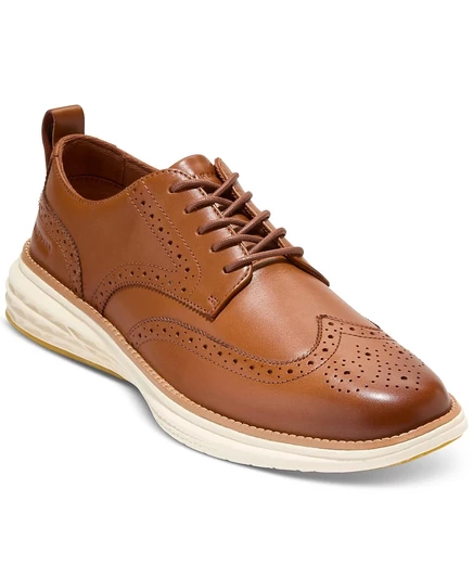 Мужские оксфорды Cole Haan Grand Hurrion Wingtip, коричневые