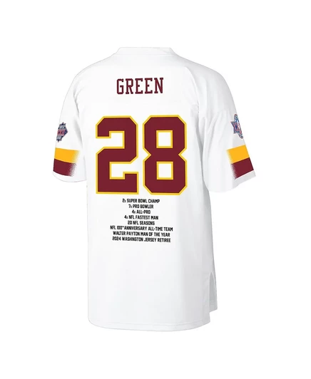 Мужская джерси Mitchell & Ness Darrell Green Washington, белая