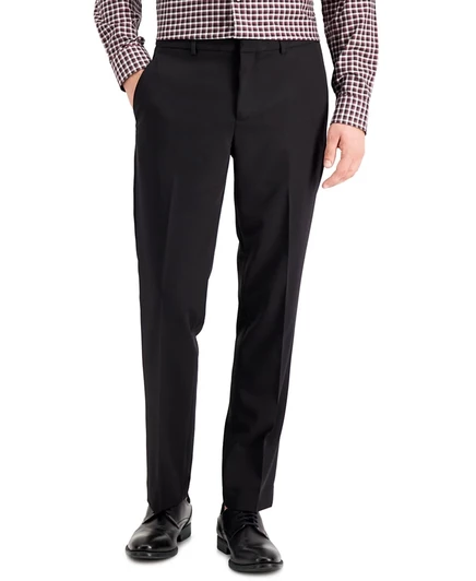 Мужские брюки Perry Ellis Portfolio Resolution, черные