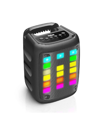 Портативная колонка RCA Disco 103 с RGB-подсветкой, черная