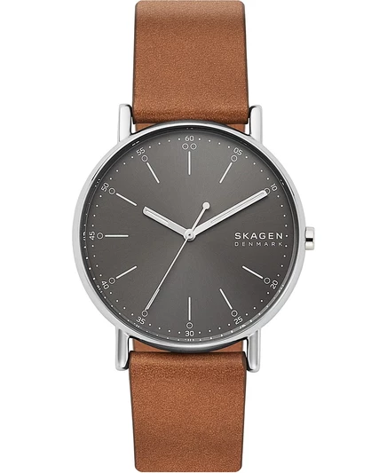 Мужские часы Skagen Signatur 40 мм, коричневые