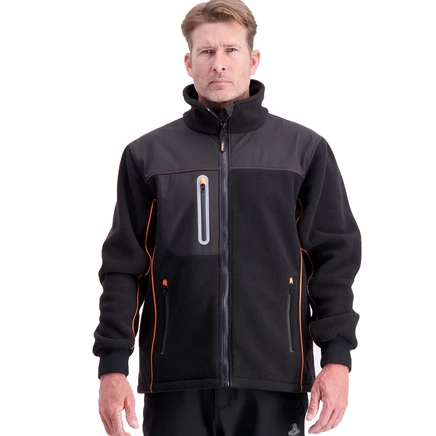 Флисовая куртка Big & Tall PolarForce Hybrid Теплое зимнее пальто, легкое, гибкое, утепленное. black