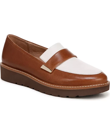  Мокасины на резиновой подошве с волнистой подошвой white/english tea leather