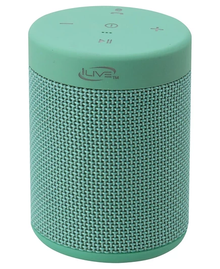 Портативная колонка iLive IPX5 с резиновым покрытием, синяя