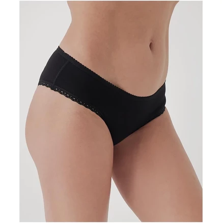 Женское кружевное платье из органического хлопка Pact Cheeky Hipster, 3 упаковки black